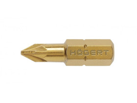 Końcówki wkrętakowe PZ1 25mm stal S2 radełkowane slim 5 szt. HT1S384 HOEGERT