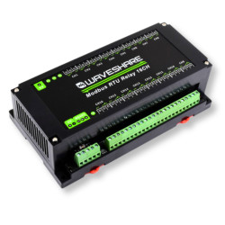 Modbus RTU Relay 16CH RS485 16 relays ABS housing