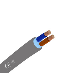 Przewód LiYCY 2x1 mm2 sterowniczy ekranowany 300/300V