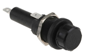 Oprawa bezpiecznikowa montowana w tablicach Montaż panelowy rozmiar: 6.3 x 25mm 13A 250V ac Szybkozłącze Bulgin