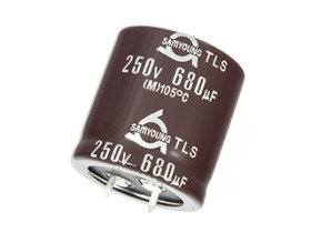 680uF 250V TLS - SamYoung Electronics 30x30 105°C RM10.0mm 3000h.