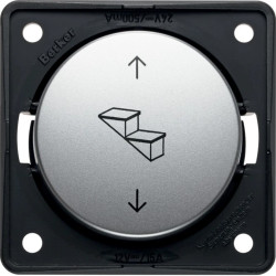 Integro Łącznik przyciskowy odwracający polaryzację z nadrukiem stopni i strzałek chrom mat lakierowany 936952568