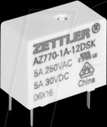 AZ770-1C-12DEK Power relay, 12 V DC, 5 A, 1 CO
