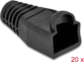 86722 Strain relief for RJ45, black, 20 pieces