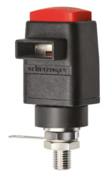 Wtyk montażowy, Czerwony, 16A, 300V