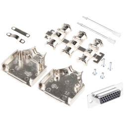 MH Connectors Mhdm15-Hd26Fs-K D-Sub Pin Strip Set 180&#xB0; 15 Pins Solder Bucket