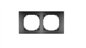 Vestra Ramka Podwójna Ip20 Czarny 3872-09