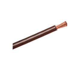 Kabel Power 12Ga 4,5mm brązowy 1m Peiying