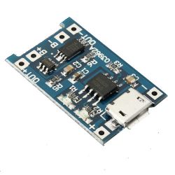 ​Moduł ładowania akumulatorów 18650 TP4056 microUSB
