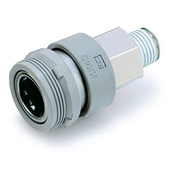 Szybkozłączka pneumatyczna SMC R 1/4 męskie rodzaj Żeński Gwintowany Stal R 1/4in