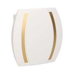 Dzwonek Kameleon Gong 8V. biało-złoty 033/8V/BI-ZŁ