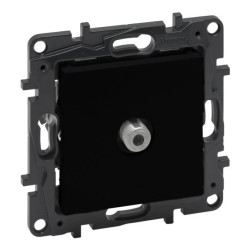 Niloe Step Gniazdo TV typu F końcowe do instalacji typu gwiazda 1,5dB czarny 863575