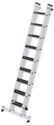 Drabina przedłużana ze stopniem MUNK Günzburger Steigtechnik 040673, Maksymalna wysokość robocza: 4.65 cm