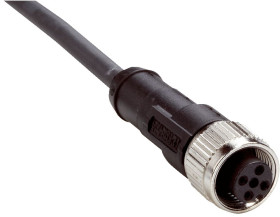 Złącze i kabel ze złączem Złącze M12 liczba rdzeni 4 długość 20m Rodzaj A Żeńskie