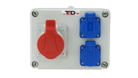 Rozdzielnica Budowlana Rs-07 16A/5P + 2Gs 230V 07.165