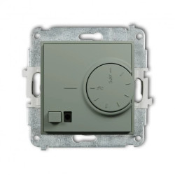 ICON Mechanizm elektronicznego regulatora temperatury z czujnikiem podpodłogowym szałwiowy 61IRT-1