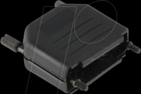 MHDPPK15-K D-Sub cap, 15-pin, straight, black, size A