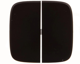 VALENA ALLURE Klawisz łącznika: schodowego podwójnego lub świecznikowego czarny 755028