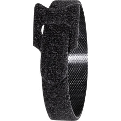 Toolcraft 419951 KL12X280SC Hook &amp; Loop Cable Tie 280 mm x 12 mm - Black -16pc
