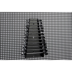 Uchwyt narzędziowy do montażu na panelu ściennym Uchwyt 12 kluczy płasko-oczkowych i płaskich Zestaw uchwytu