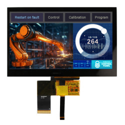 Wyświetlacz LCD TFT 7cal IPS TFT 1024 x 600pikseli LVDS I/F Tak NEWHAVEN DISPLAY INTERNATIONAL