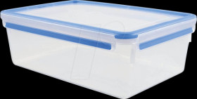 508547 EMSA CLIP &amp; CLOSE food storage container, blue, 5.4 l