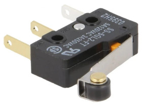 Mikroprzełącznik SNAP ACTION z dźwignią (z rolką) SPDT SS-5GL2-FT