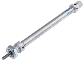 Siłownik pneumatyczny skok: 125mm Festo Ø 12mm dwustronnego działania Action 230mm Elastomer DSNU-12-125-P-A M5