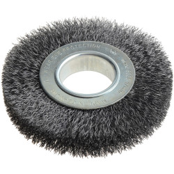 Lessmann 334.162 Wheel Brush D125mm x W20-22 x 40 Bore Set 2 Steel Wire 0.30