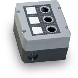 Obudowa kasety sterowniczej RAFI 1-otworowa Ø 22.3mm Jasnoszary RAFIX