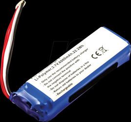 31189 Battery for JBL Charge 3, Li-Po, 6000 mAh