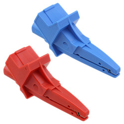 Zacisk do sond pomiarowych, Zacisk krokodylkowy ze złączem bananowym, do użytku z: Sonda oscyloskopowa PP005