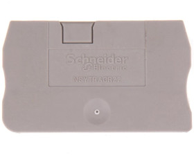 Ścianka końcowa 2,2mm, do zacisku sprężynowego 2,5mm2, szara NSYTRACR22