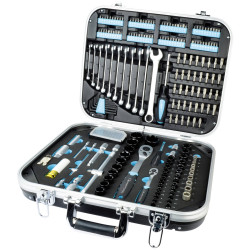 Br&#xFC;der Mannesmann Q25101 QUANTOOL Tool Kit 233-Piece Comprehensive Set