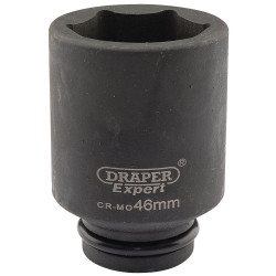 Draper Expert 05077 Expert 46mm 3/4&quot; Sq. Dr. Hi-Torq&#xAE; 6 Point Deep Impact Socket