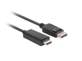 KABEL DISPLAYPORT(M) V1.1 -HDMI(M) 1.8M CZARNY LANBERG