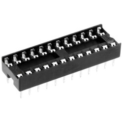 Connfly DS1009-24AT1NS-0B2 IC socket 2.54 mm spacing 24 pins Tube