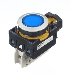 Przycisk średnica wycięcia 22mm, montaż panelowy Idec