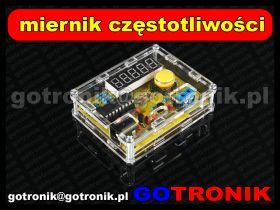 Miernik częstotliwości PIC16F628A z akrylową obudową