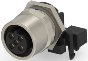 Circular connector, 3 pole, solder connection, angled, T4145415031-001