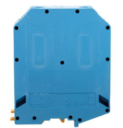 Through terminal block, screw connection, 70-240 mm², 2 pole, 415 A, 8 kV, blue, 1822210000