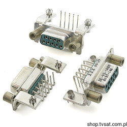 DE9S-1A8N-A197 D-SUB Socket DB9 THT ITTCANON