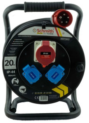 Przedłużacz na bębnie 3 fazy 5x1,5mm+2x230V 20m IP44 H07RN-F Schmith