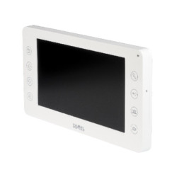 ZAMEL VP-829W Wideomonitor 7" biały dotyk.przyc.