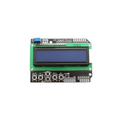 MODUŁ WYŚWIETLACZ LCD 2x16 NIEBIESKI Z KLAWIATURĄ. SHIELD ARDUINO