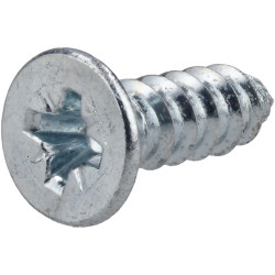 R-TECH 337116 Pozi Countersunk Self-Tapping Screws No.4 3/8in 9.5mm - Pk100