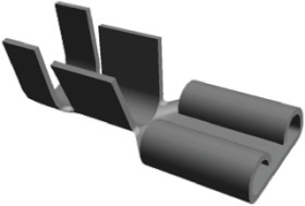 Konektor płaski Żeński 6.35 x 0.81mm długość 19mm Izolacja: Nieizolowane Cyna