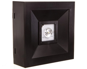 Oprawa awaryjna LOVATO N ECO LED 3W 315lm (opt. otwarta) 1h jednozadaniowa czarna LVNO/3W/E/1/SE/X/BL