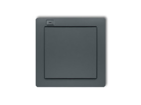 DECO Nadajnik 1-klawiszowy 2-kanałowy do systemu Exta Free grafitowy mat 28DEF-1 KARLIK