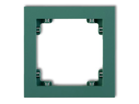 DECO Ramka uniwersalna z tworzywa DECO Pastel Matt szmaragdowy 51DR-1 KARLIK